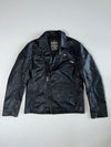 EDC Brand Co. Type A-2 Black Leather Biker Jacket (M/L)