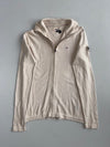 Hilfiger Denim Cream Knit Full Zip Sweater (S/M)