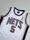 Reebok NBA New Jersey Nets Jason Kidd #5 Jersey – White (XL/2XL)