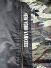 MLB New York Yankees Black Camo-Lined Bomber Jacket (2XL)