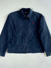 Polo Ralph Lauren Harrington Zip Jacket – Washed Navy with Red Pony (XL)