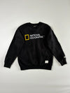National Geographic Embroidered Logo Fleece Sweatshirt  (S)