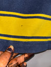 Tommy Hilfiger Rugby Stripe Polo – Navy & Yellow (M)