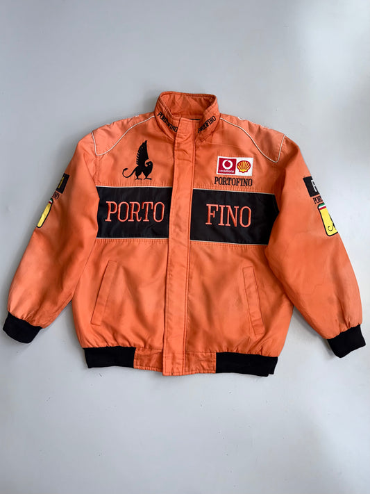 Vintage Portofino Racing Jacket Fully Embroidered Motorsport Piece (L)
