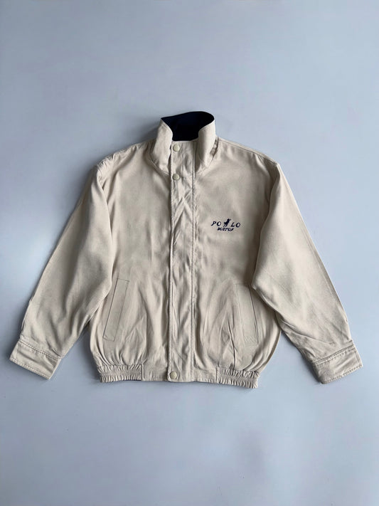 Polo Boston Reversible Bomber Jacket (Cream/Navy) (S)