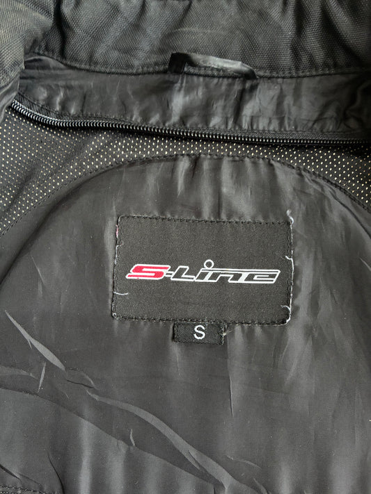 S-Line Black Motorcycle Riding Jacket – 88 Calgary Edition Patch (L)