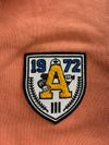 Adidas Originals 1972 Crest Lace-Up Rugby Collar Sweatshirt, Terracotta (M)