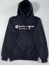 Vintage Champion Black Champagne Graphic Pullover Hoodie (S)