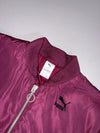 Puma Kenza Satin Bomber Jacket – Burgundy Women’s(M)