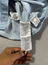 Levi's Distressed Light Wash Short Sleeve Western Denim Shirt – (M)