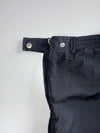 Nike | Black White Side-Stripe Track Pants Elastic(W:30|L:39)