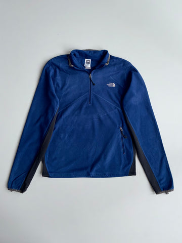 The North Face Quarter-Zip Fleece – Navy Blue (S/M)