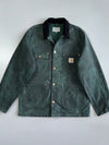 Vintage Carhartt WIP “OG Chore Chromo Coat” Hunter Green Hard cotton (L)