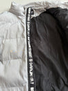 Big Train Osaka Grey Puffer Jacket with Embroidered Logo (M)