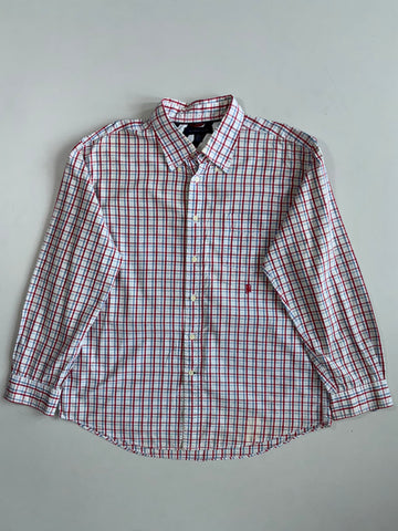 Tommy Hilfiger | Red Blue Tattersall Check Pocket Shirt(2Xl)