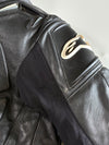 Alpinestars Armored Cowhide Leather Motorcycle Racing Jacket (Padded With back Hump) Jacket (US 46 / EU 56) (XL)