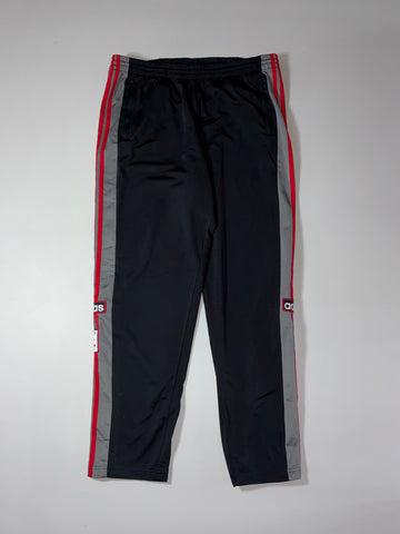 Adidas Originals Adibreak Black Grey Red Snap Button Track Pants (W:40) (L:44)