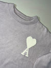 Ami Paris Lilac Big Ami de Coeur Logo Knit Sweater  (2XL)