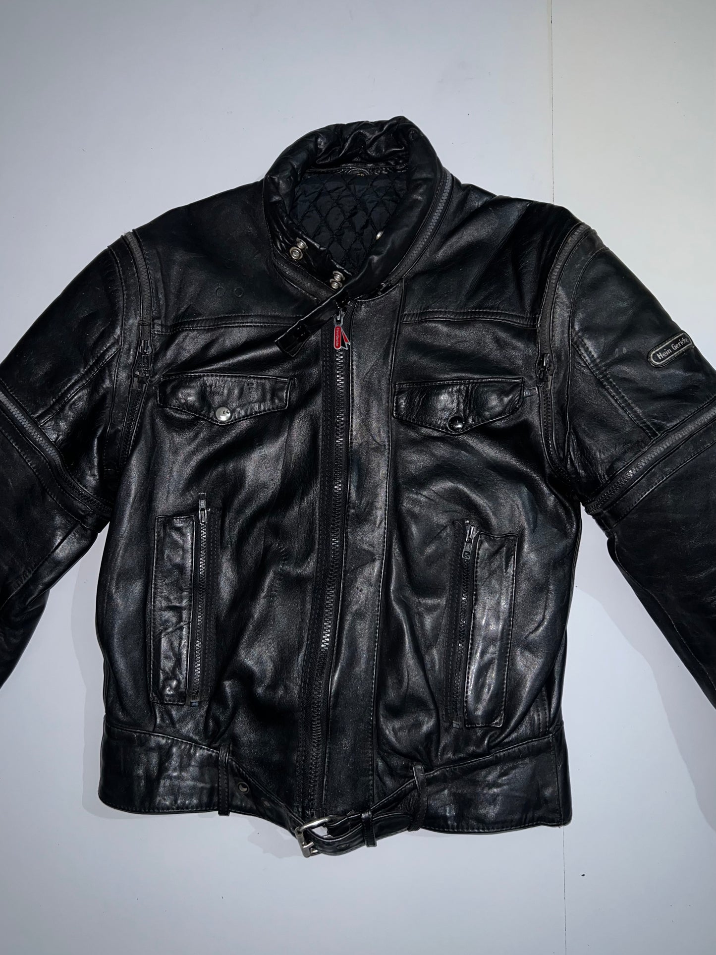 ZDetachable  Arms  (VERY RARE) Original Leather   Jacket (S/M)
