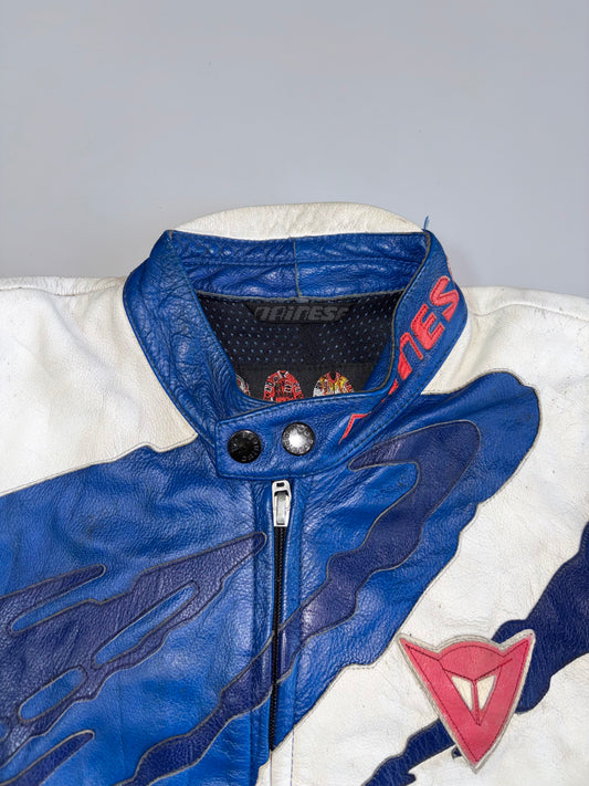 Dainese Premium Original Pure Italian Leather Paded Racing Jacket (M)