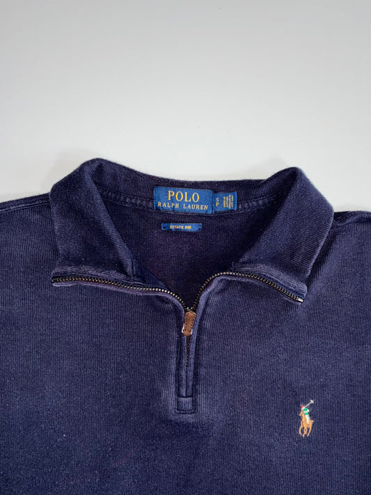 Polo Ralph Lauren Estate Rib Quarter-Zip Pullover (M)