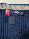 Chaps Ralph Lauren Navy Ribbed Cable Knit Sweater (2XL/3XL)