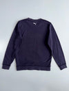 Puma Crewneck Sweatshirt | Navy Purple | Embroidered Logo (M)