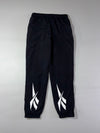 Reebok Classic Black Nylon Track Pants (W:32) (L:40)