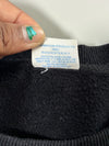 Champion Big Script Logo Crewneck Sweatshirt, Black (S)