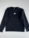Nike | Black Center Swoosh Sweatshirt | (L)