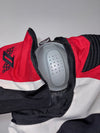 Vintage A-Pro Red Black Diablo Motorcycle Racing Jacket PADDED (M)