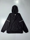 Nike Half-Zip Anorak Windbreaker Black/Gold, (XL)