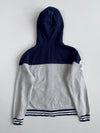 Polo Ralph Lauren | Navy Grey Big Pony Colorblock Zip Hoodie (S)