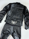 Berik-70 Racing Pure Leather Motorcycle Suit 2 Piece Set Plus Alpinestars sliders (Leather Jacket Size :S) (Biker Pant :W:28 |L:36)
