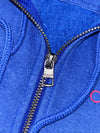 Calvin Klein Jeans | Royal Blue Sleeve Logo Zip-Up Hoodie (S)