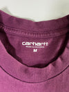 Carhartt WIP Burgundy Logo Graphic T-Shirt (M/L)