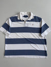 Polo by Ralph Lauren Striped Rugby Shirt Navy White (3xl/4XL)