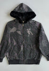 KARL KANI Faux Fur Lined Zip up  (L)