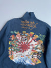 Ed Hardy by Christian Audigier Vintage Full-Zip Jacket | Japanese Rising Sun Skull & Geisha Print (M/L)