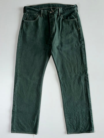 Levi’s Waterless Forest Green Straight Jeans (W:34|L:41)