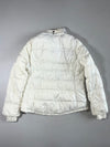 American Eagle Cream Puffer Jacket – Faux Fur Hood, Women's Detachable Caps (XL)