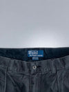 Polo Ralph Lauren | Vintage Black Pleated Trousers (W:30|L:39)