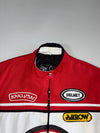 Vintage  Y2K Moto Racing Jacket “Limited Edition” Patch White Red Colourblock (L)