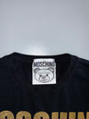 Moschino Couture Porky Pig Gold Foil Logo Embroidered Tee
Black Made in Italy 2018 (M)