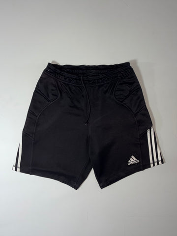 Y2K Adidas Black Padded Goalkeeper Shorts  (W:30) (L:19)