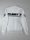 Planet X Cycling Team Full Zip Track Jacket – White, (M)