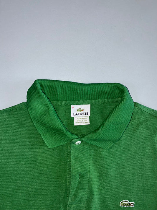 Lacoste Classic Polo Shirt Crocodile Logo Green (M)