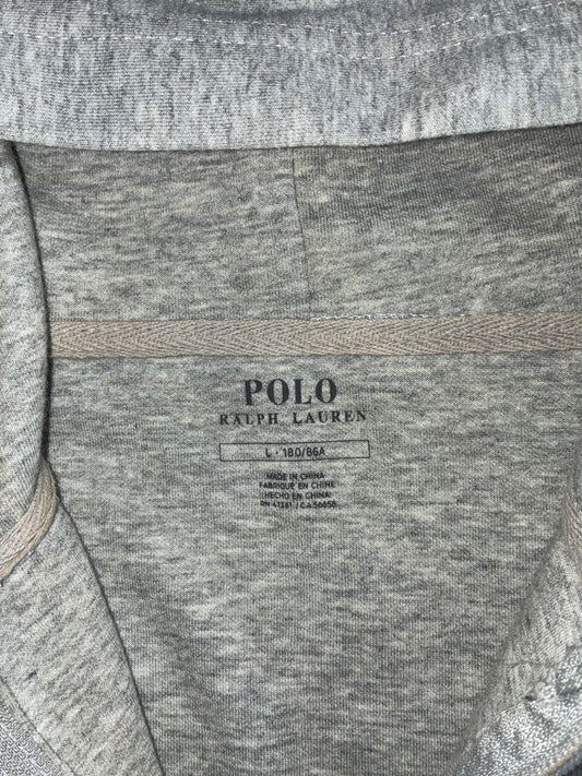 Polo Ralph Lauren Grey Full-Zip Lightweight Hoodie (Xl)