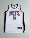 Reebok NBA New Jersey Nets Jason Kidd #5 Jersey – White (XL/2XL)