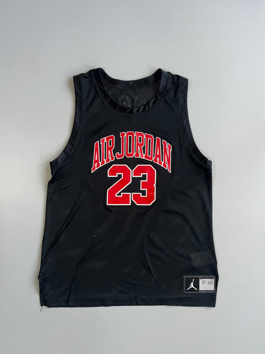 Nike Air Jordan #23 Reversible Mesh Basketball Jersey Black Red UNC Blue Jumpman (M)